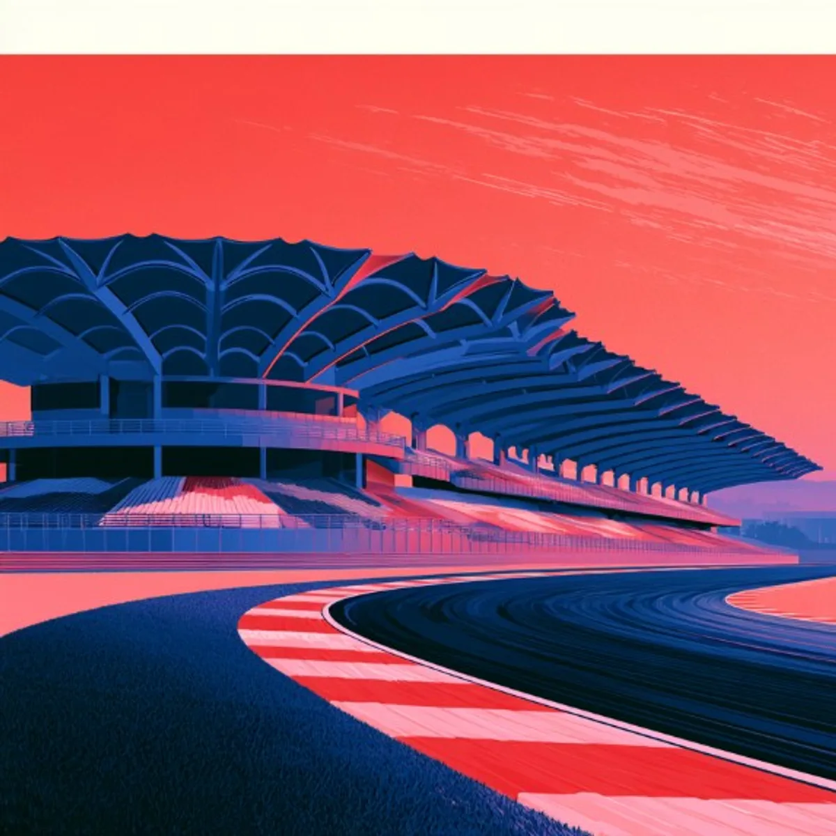 Bahrain Grand Prix in Malaysia poster